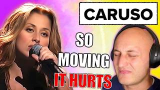 LARA FABIAN  CARUSO  classical musicians reaction  analysis  WOW [upl. by Awhsoj]