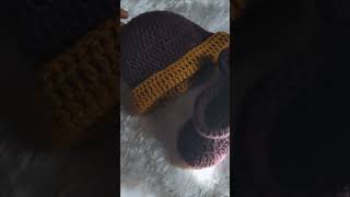 crochet baby romper cap crochet crochetbabyshoes crochetcap crochetyarn yarnlove viralvideo [upl. by Caddric]