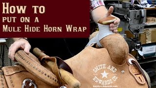 How to wrap a Mule Hide Horn Wrap [upl. by Blaine]