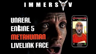 UNREAL ENGINE 5  Live Link Face with METAHUMAN [upl. by Carmella]