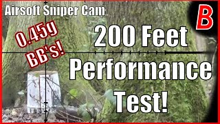 200 Feet Performance Test with 045g BBs  Bodgeups Airsoft [upl. by Boycie]