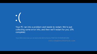 Your device ran into a problem and needs to restart  Windows 10118  Blue Screen of Death Error [upl. by Aurelea380]