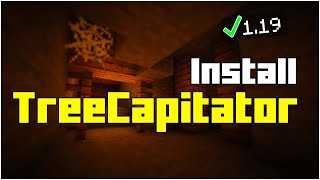 How To Install TreeCapitator in Minecraft 119 [upl. by Adele]