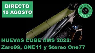 Nuevas CUBE AMS 2022 Zero99 ONE11 y Stereo One Red Bull Hardline 2021 caimán muerde a ciclista [upl. by Lindemann]