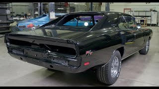 MOST DESIRABLE B BODY TODAY 69 HEMI CHARGER BLACK ON BLACK WITH DANA THIS IS HOW YOU BUILD THEM [upl. by Hairahcaz518]