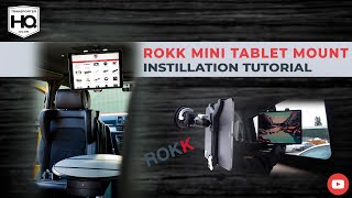 Rokk Mini Universal tablet  iPad mount installation tutorial  Transporter HQ  Scanstut [upl. by Anaerol]