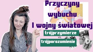 KOREPETYCJE Z HISTORII Przyczyny wybuchu I WOJNY ŚWIATOWEJ Trójprzymierze i Trójporozumienie [upl. by Lilith987]