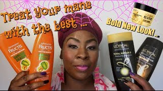 Vlogtober Day 3 🍂🎃🍂 Garnier Fructis  VS  L’Oreal Total Repair  The Pink Pearls Glam Parlour [upl. by Edy]