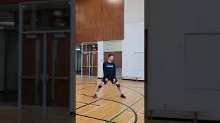 Volleyball Athlete Vs Coach In A Defensive Drill 😂 [upl. by Iahc500]