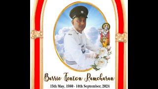 The Funeral of the late Barrie Fenton Ramcharan [upl. by Akihsal]