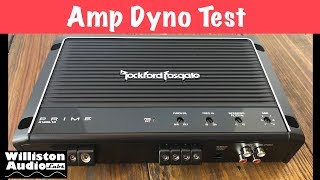 Prime Time Rockford Fosgate Prime R12001D Amp Dyno Test [upl. by Oloapnaig456]