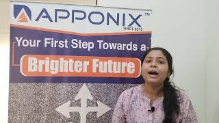 Training Review  Apponix Technologies [upl. by Nasus]