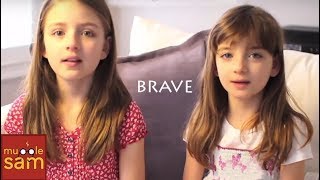 Sophia and Bella  BRAVE Sara Bareilles Cover Live A Capella on Mugglesam [upl. by Rafa]