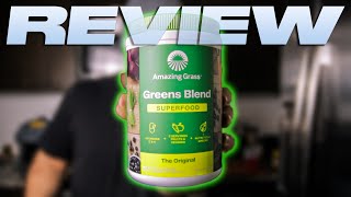 AMAZING GRASS GREENS BLEND SUPERFOOD REVIEW  onkmod [upl. by Elok]