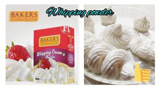 How to make whipp cream from whipping powder in tamilwhip cream in 5 minutes [upl. by Phaedra]