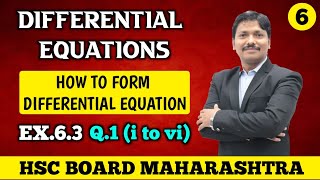 Differential Equations Ex 63 Part 6  12th MathsII New Syllabus 2020 Maharashtra Dinesh Sir [upl. by Andert]