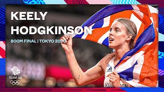 Keely Hodgkinsons RECORDBREAKING 800m silver 🥈  Tokyo 2020 Olympic Games  Medal Moments [upl. by Lorianna51]