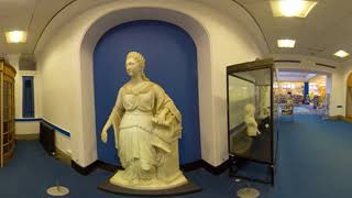 Warrington Central Library  Mrs Macauley Statue 360 VR [upl. by Navi]