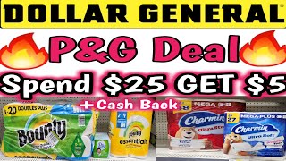 128232024🔥Dollar General Couponing this Week  PampG Deal Bounty Puffs Charmin  dollargeneral [upl. by Claus]