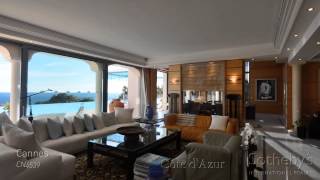 One of the Most Beautiful Villas in Cannes Full Length Tour [upl. by Akienom]