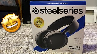 Unboxing The Steel Series Arctis 3 Console Edition Gaming Headset 🤩 Amazing Quality [upl. by Ajat]