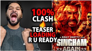 Singham Again TEASER Update  Singham 3 CLIMAX Shocking Update  Singham 3 vs Bhool Bhulaiya 3 Clash [upl. by Reynolds]