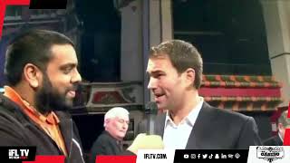 MUST WATCH Eddie Hearn in his FIRST EVER iFL Interview [upl. by Aztilem97]