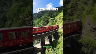 📍KalkaShimla Toy train kalka shimla beautiful views somthingnew experienceexploretraveldude [upl. by Hooker]