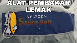 Alat pembakar lemak diperut sauna belt [upl. by Nally]