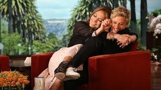 Jennifer Lopez Shares Her Germs with Ellen [upl. by Schug109]