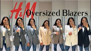 HampM Affordable Blazers Try On Haul  AutumnWinter New In 20232024 [upl. by Nitsraek338]