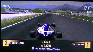 Formula 1 97 Playstation 1997 Grand Prix Mode Championship Last Race and World Champion Ending [upl. by Aoket266]