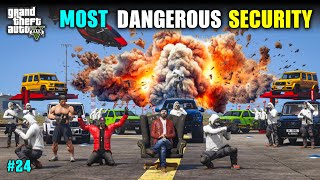 MICHAELS MOST DANGEROUS SECURITY GAURDS  GTA V GAMEPLAY 24 [upl. by Timoteo253]