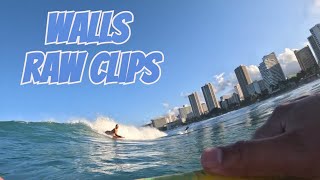 RAW  Waikiki Walls Bodyboarding [upl. by Sisto63]