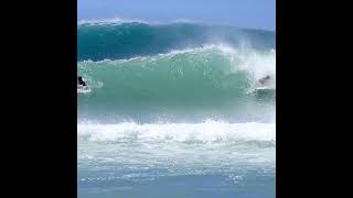 The Outer Reef Hawaii😱 surf reef outerreef reef bigwaves huge massive waves wsl surfing [upl. by Naima55]