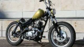 SR400 custom chopper bobber [upl. by Eiahpets]