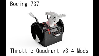 Boeing 737 Throttle Quadrant V34 [upl. by Kraul]