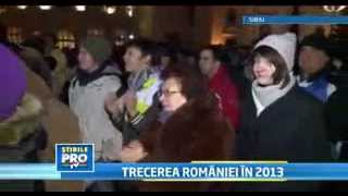 Revelion la Sibiu  Stirile PRO TV [upl. by Brana998]