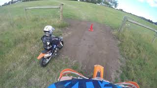 5 year old riding his ktm 50 sx mini in Australia [upl. by Essej37]