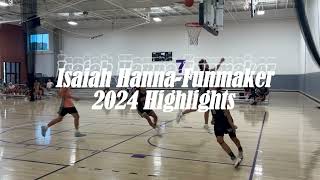 Isaiah HannaFunmaker Basketball Highlights [upl. by Atteniuq805]