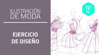 Cómo diseñar vestuario basándonos en formas y texturas ejercicio creativo [upl. by Yrolg705]