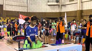 Singapore VS Thailand HTH Relay CYCLE  Asean Sport Stacking Chanpionships 2024 [upl. by Aelc]