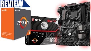 Ryzen 5 1600X amp MSI B350 Tomahawk Performance Preview [upl. by Owena]