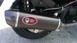 Kymco Super Dink 125  Escape Turbo Kit Maxiscooter H2 [upl. by Dione135]