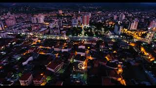 Wonderful view of the city of Elbasan by drone [upl. by Riplex]