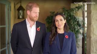 Harry and Meghan wear coordinated outfits in joint appearance [upl. by Lidah339]