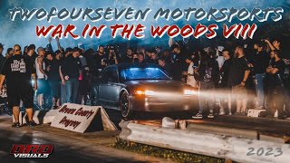 War In The Woods VIII with 247 Motorsports the BADDEST small tire Race EVER [upl. by Gorski]