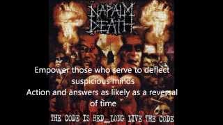 Silence is Deafening Napalm Death With Lyrics HD [upl. by Araid]