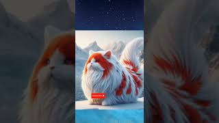 red goldfish and cat [upl. by Rayford]