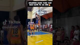 Grabe sa Hang time si idol nag kape muna sa ere🔥🔥🏀pinoybasketball basketballhighlights basketball [upl. by Ecyar]